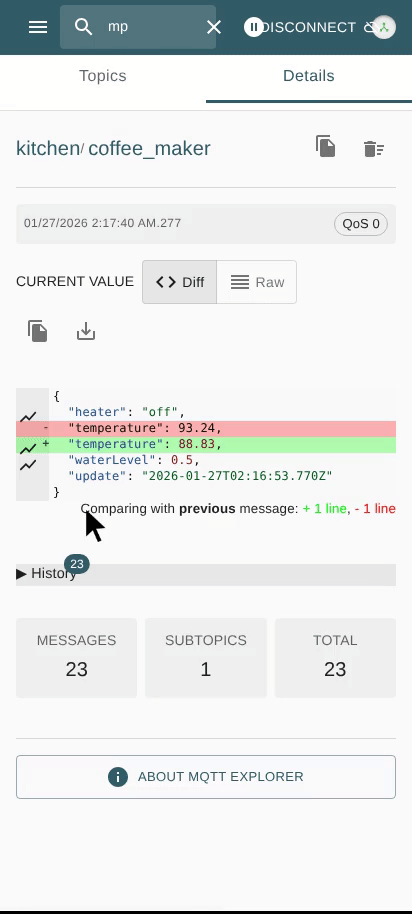Mobile-Friendly MQTT Explorer