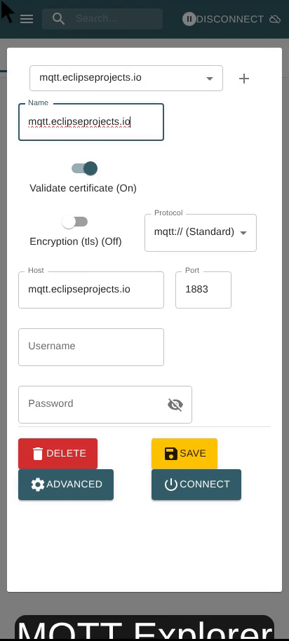 Connect to MQTT Broker