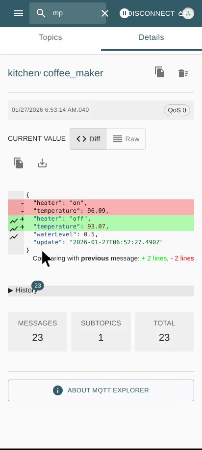 Mobile-Friendly MQTT Explorer