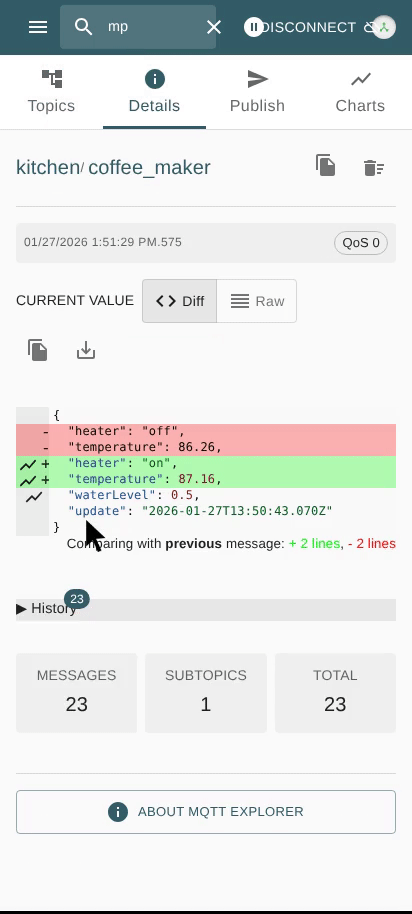 Mobile-Friendly MQTT Explorer