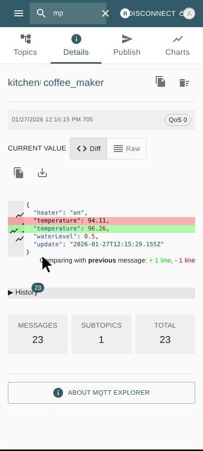 Mobile-Friendly MQTT Explorer