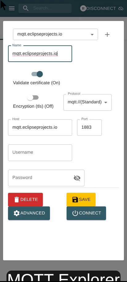 Connect to MQTT Broker