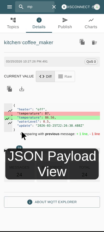 Mobile-Friendly MQTT Explorer