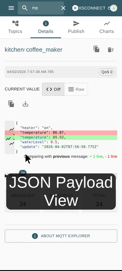 Mobile-Friendly MQTT Explorer