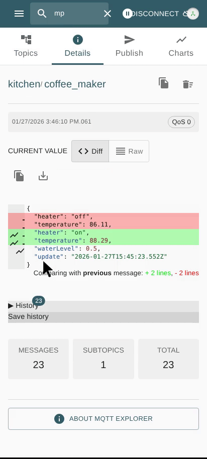 Mobile-Friendly MQTT Explorer